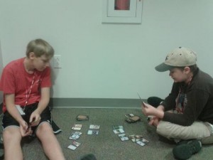 Campers Playing Magic