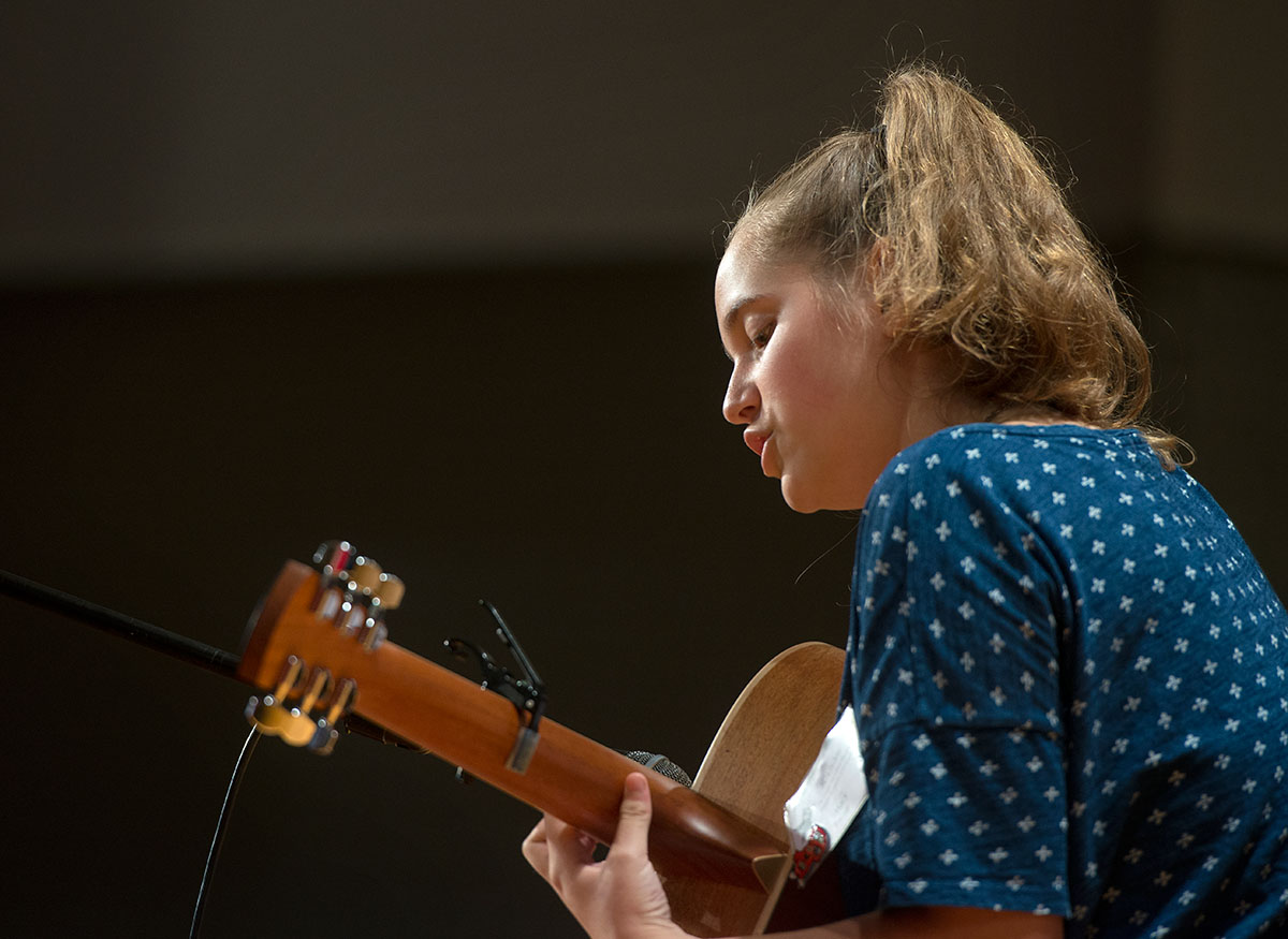 Mary Baker from Paducah performs "Youth" during the SCATS Talent Show Wednesday, June 22. (Photo by Tucker Allen Covey)