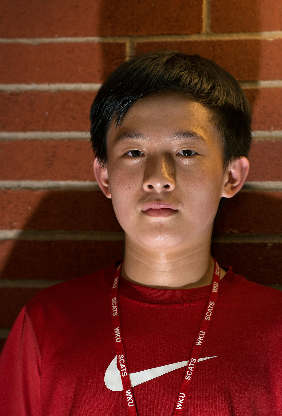 An eighth grader from Nashville, Tennessee, Trevor Zou is at SCATS for the first time and hopes to come to VAMPY in the future. "My favorite parts of SCATS are lunch and optionals," he said. "My favorite optional was ultimate frisbee." (Photo by Tucker Allen Covey)